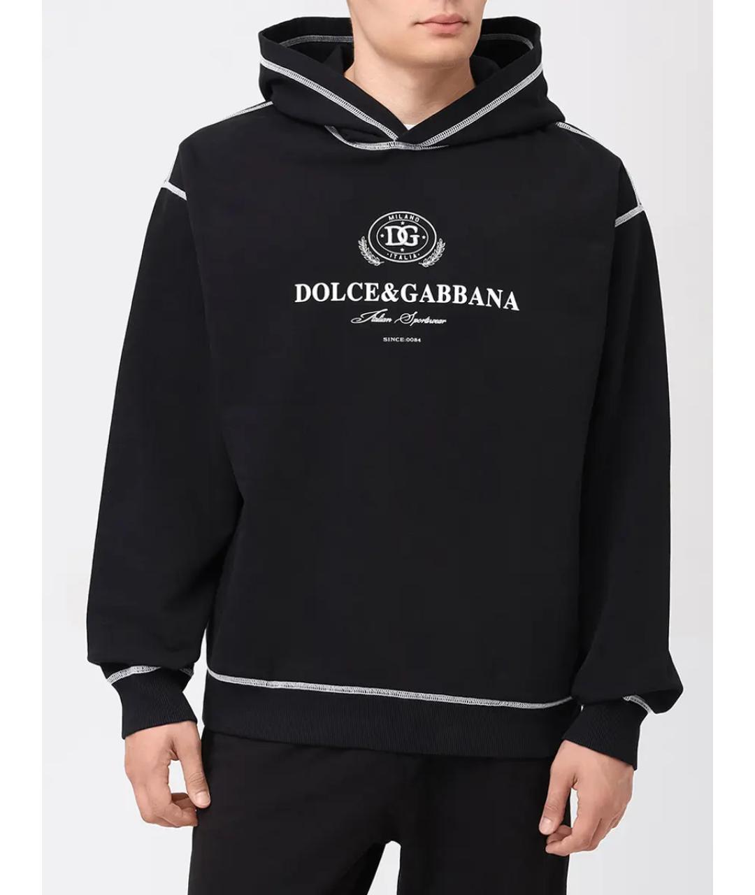 DOLCE&GABBANA Черный повседневный костюм, фото 4