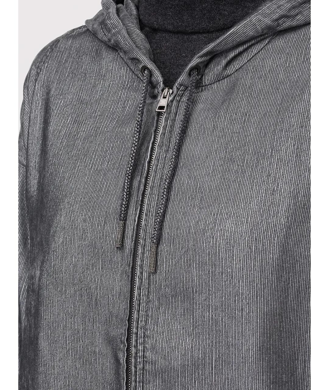 PANICALE Серый вискозный костюм с брюками, фото 5