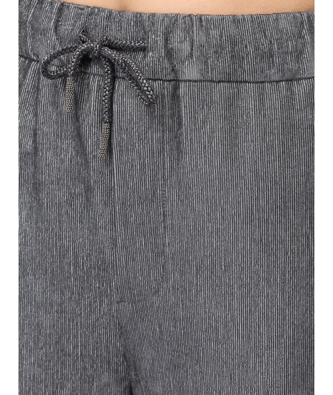 PANICALE Серый вискозный костюм с брюками, фото 9