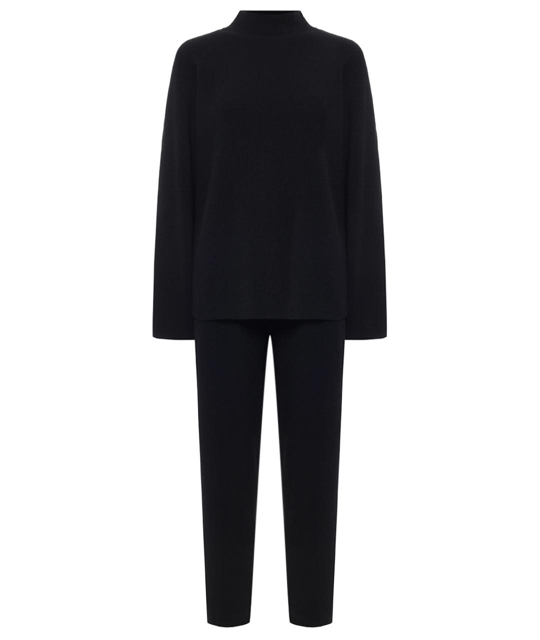 PANICALE Черный шерстяной костюм с юбками, фото 1