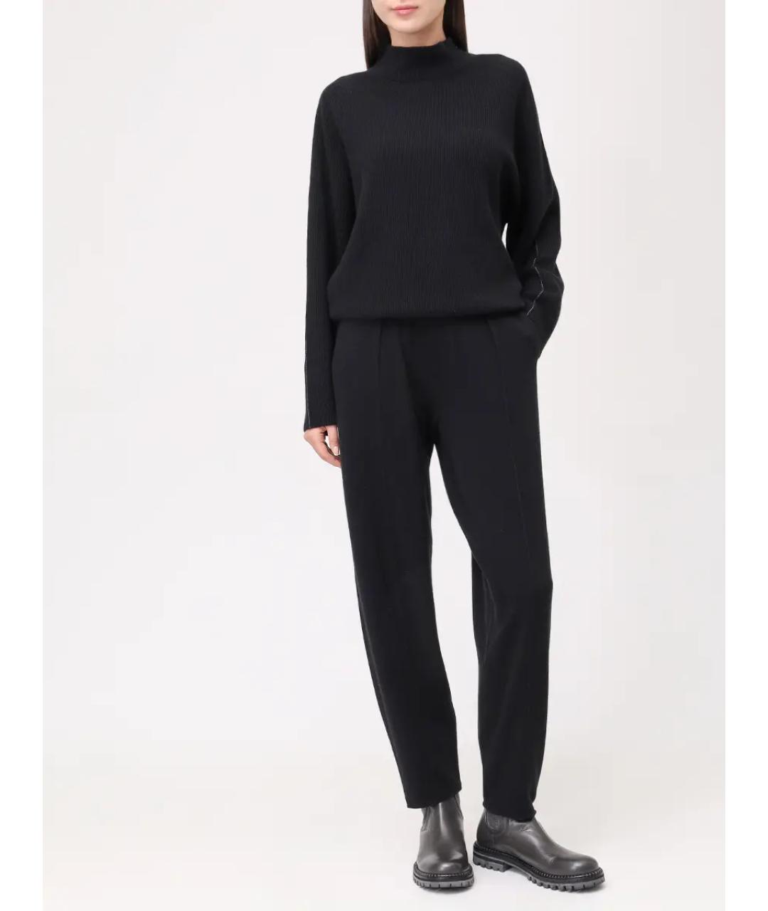 PANICALE Черный шерстяной костюм с юбками, фото 2