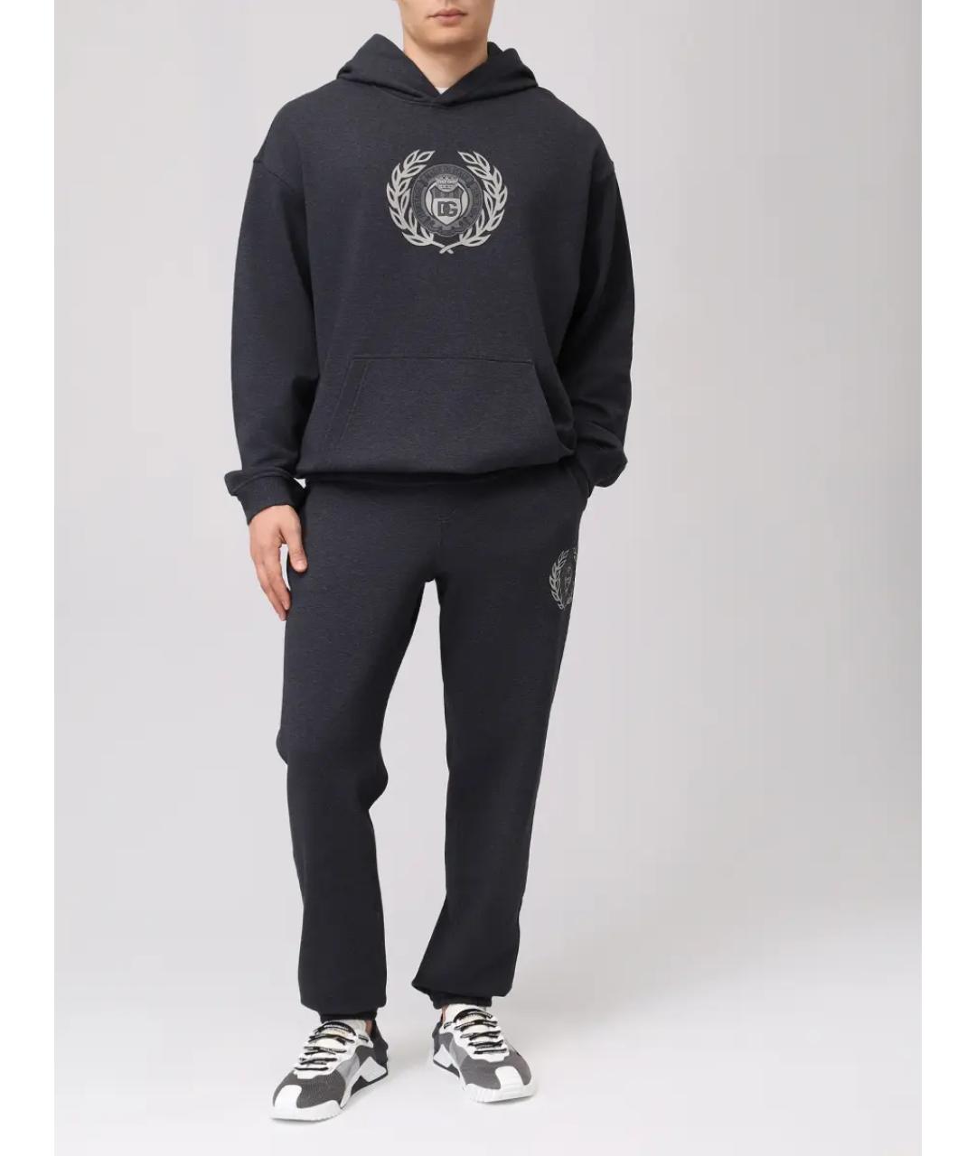 DOLCE&GABBANA Серый повседневный костюм, фото 2