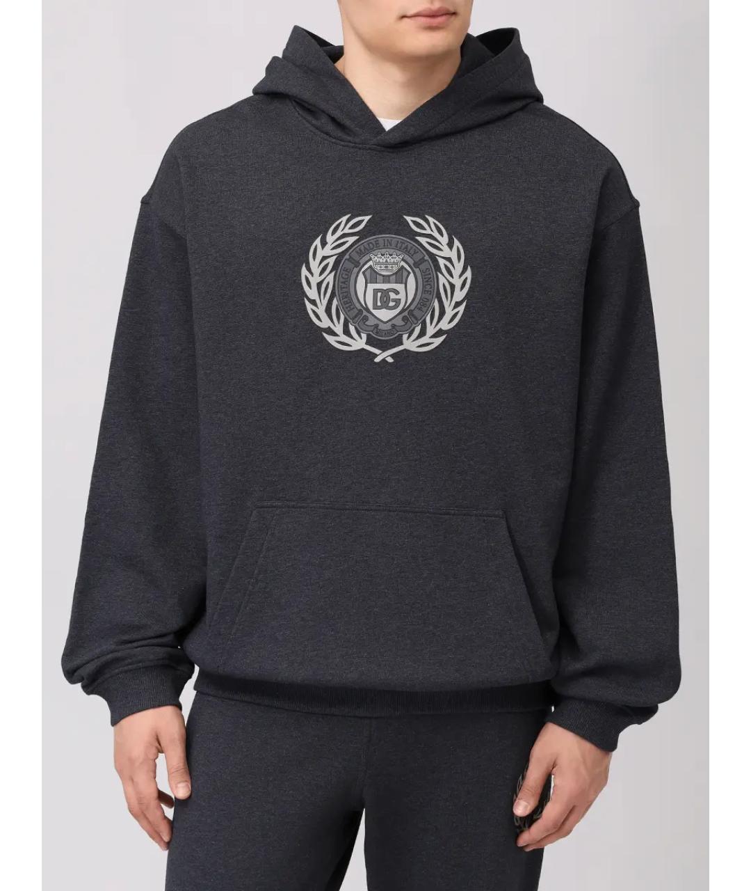 DOLCE&GABBANA Серый повседневный костюм, фото 4