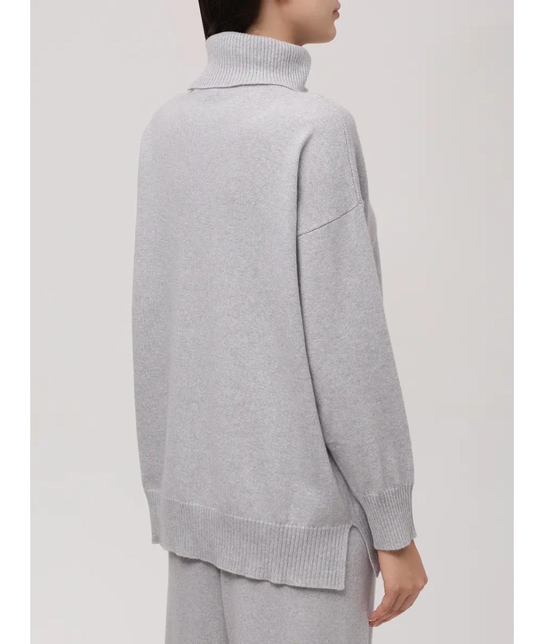 PANICALE Серый шерстяной костюм с брюками, фото 3