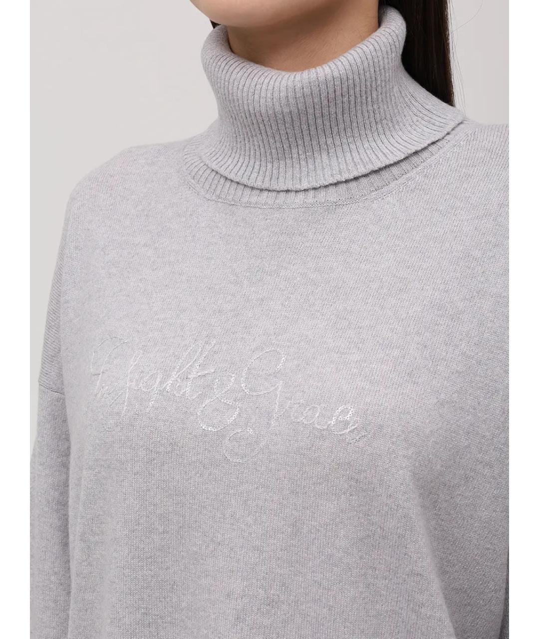 PANICALE Серый шерстяной костюм с брюками, фото 5