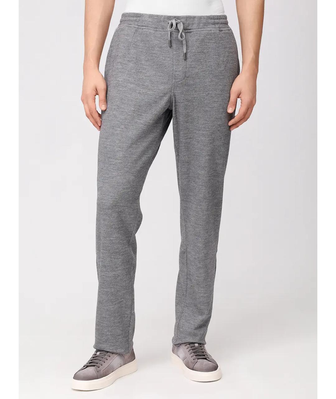 CAPOBIANCO Серый повседневный костюм, фото 8