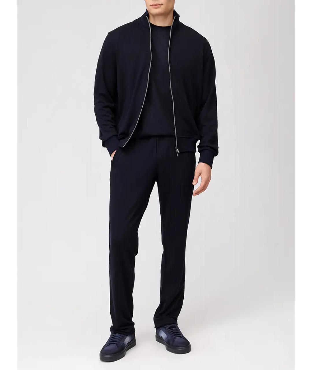 CAPOBIANCO Синий повседневный костюм, фото 2