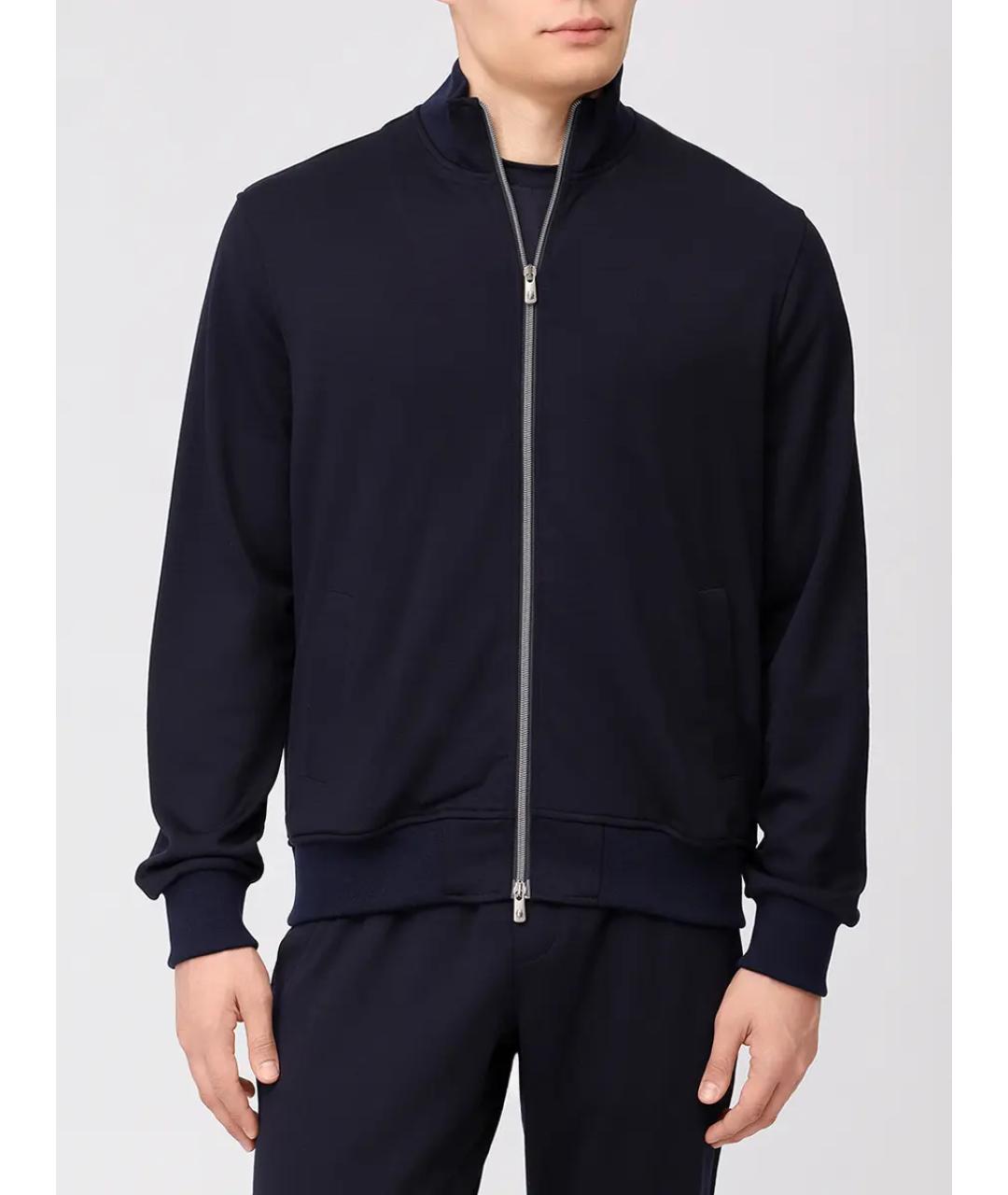 CAPOBIANCO Синий повседневный костюм, фото 4