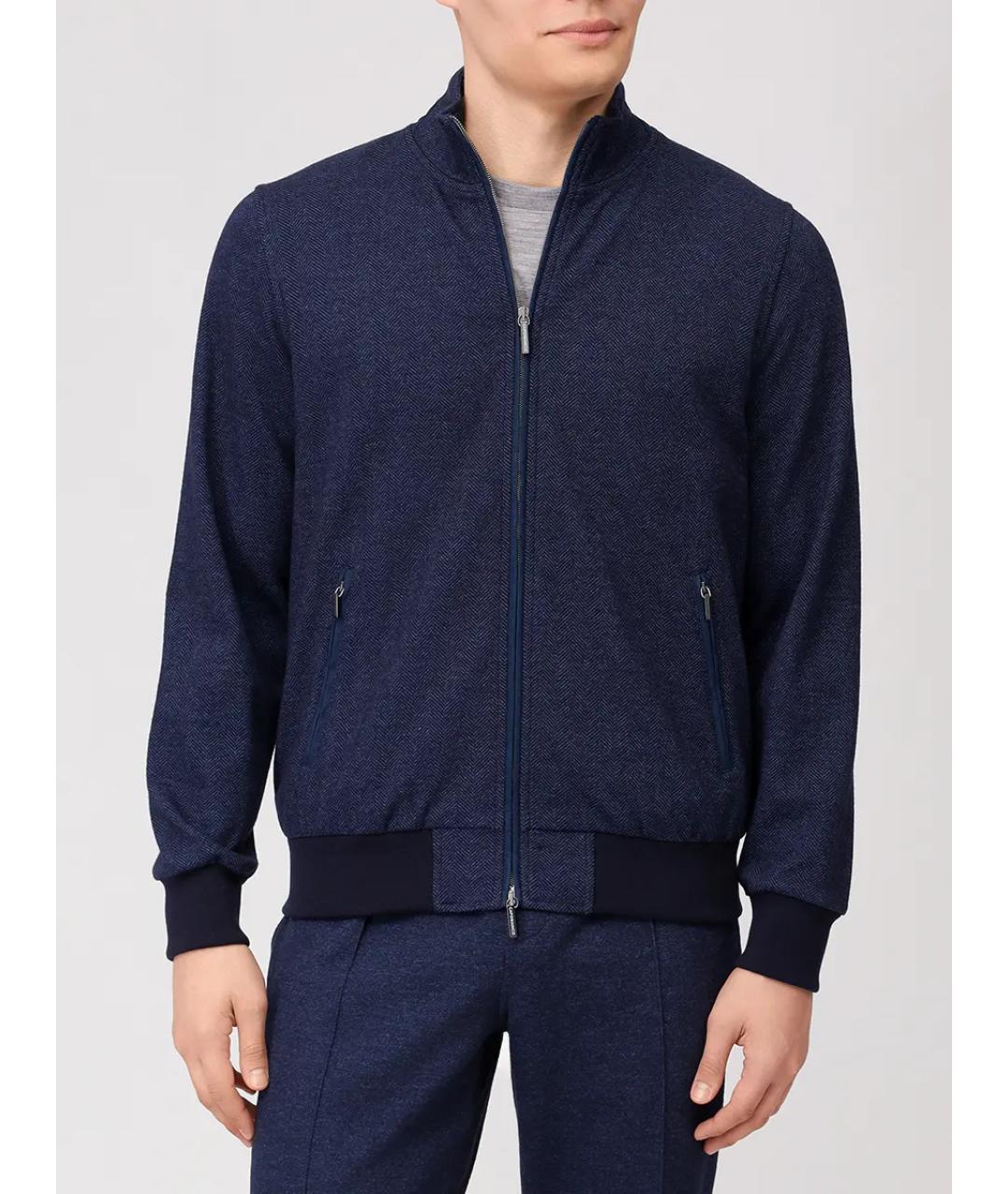 CAPOBIANCO Синий повседневный костюм, фото 4