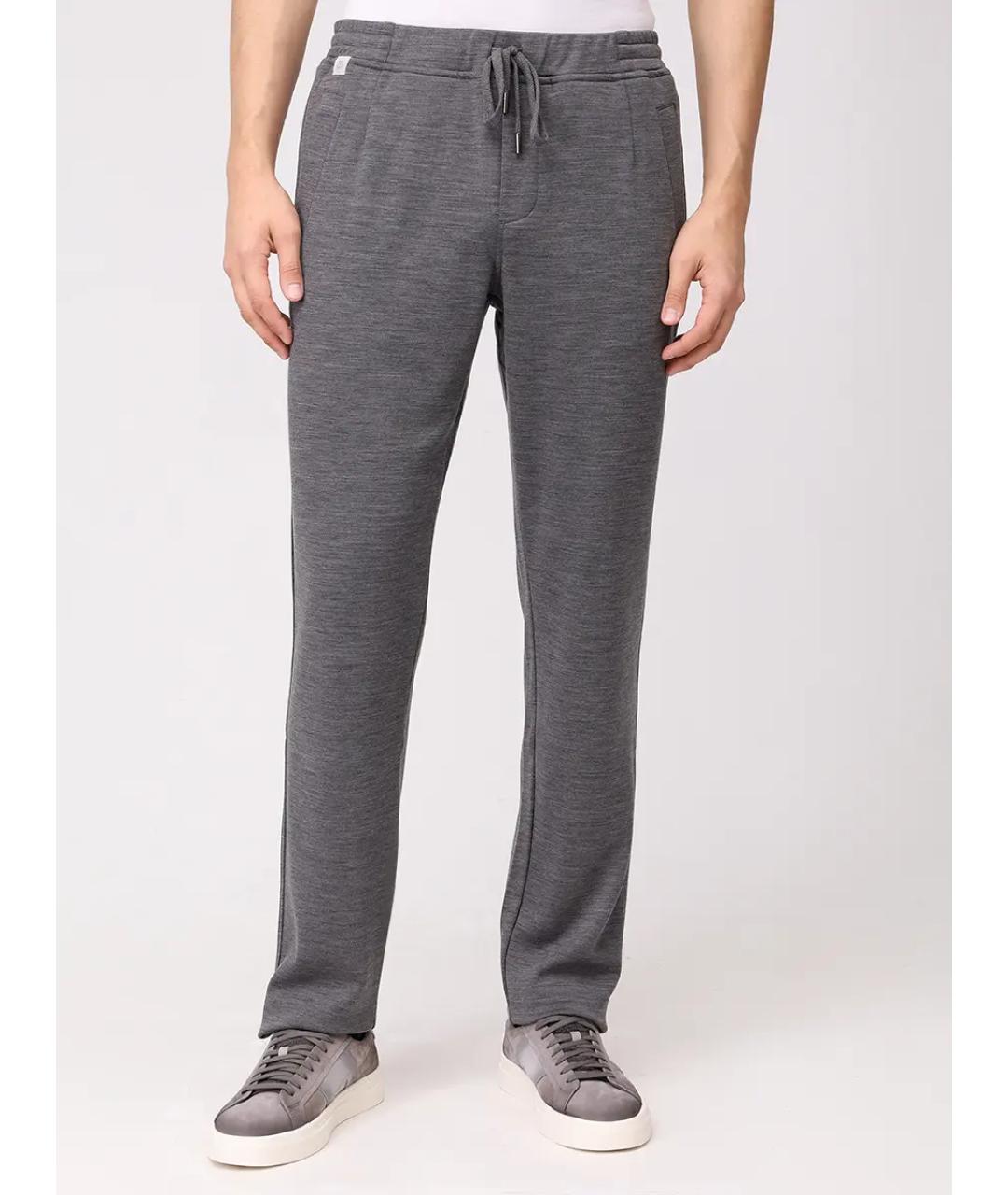 CAPOBIANCO Серый повседневный костюм, фото 8