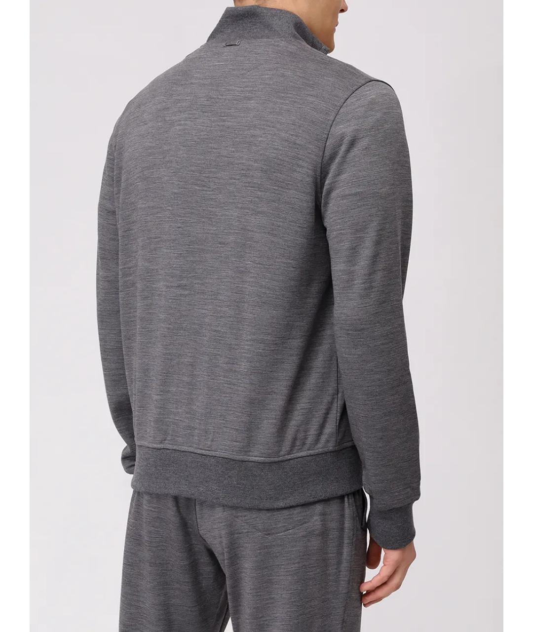 CAPOBIANCO Серый повседневный костюм, фото 3