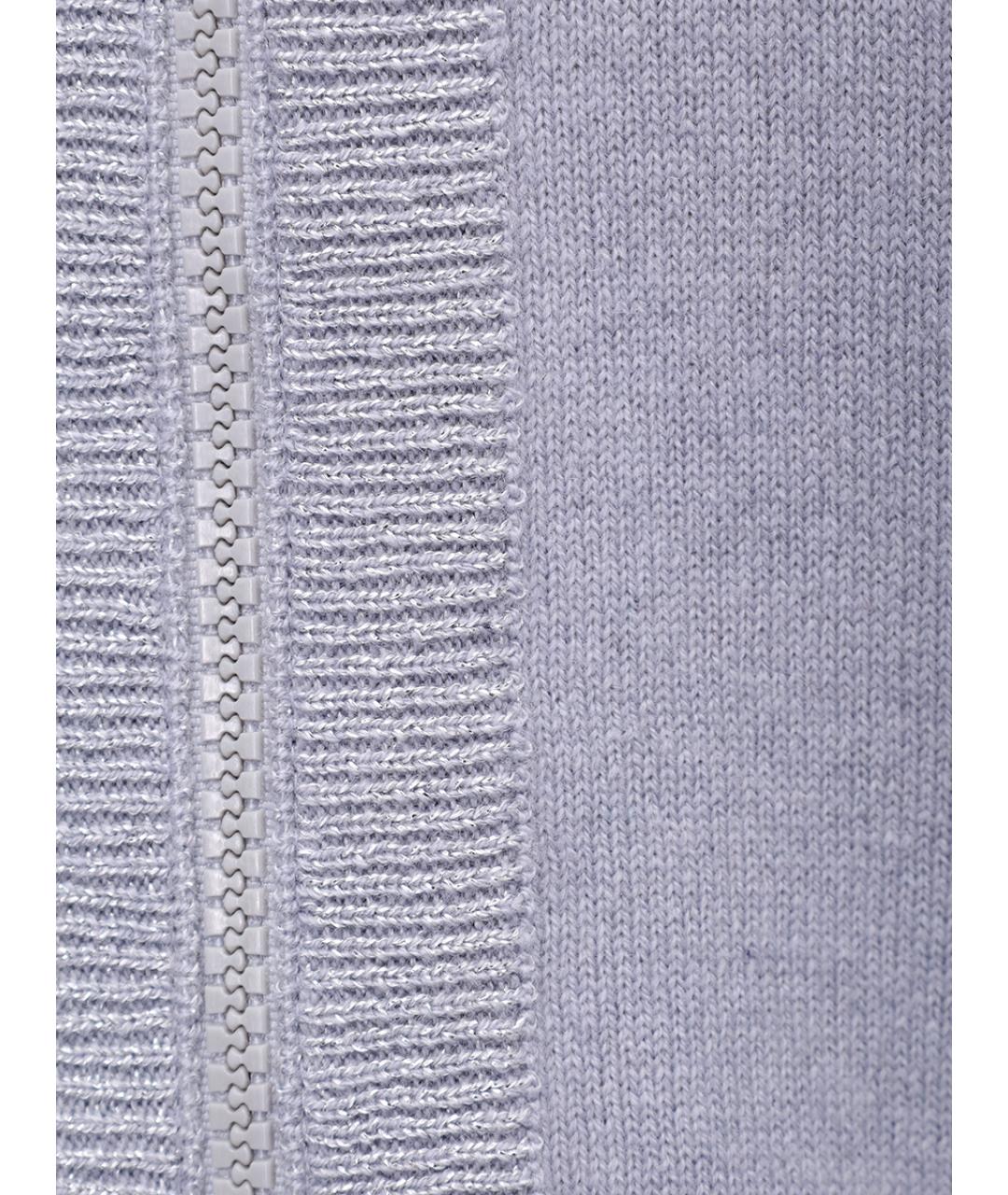 PANICALE Голубой кашемировый костюм с брюками, фото 5