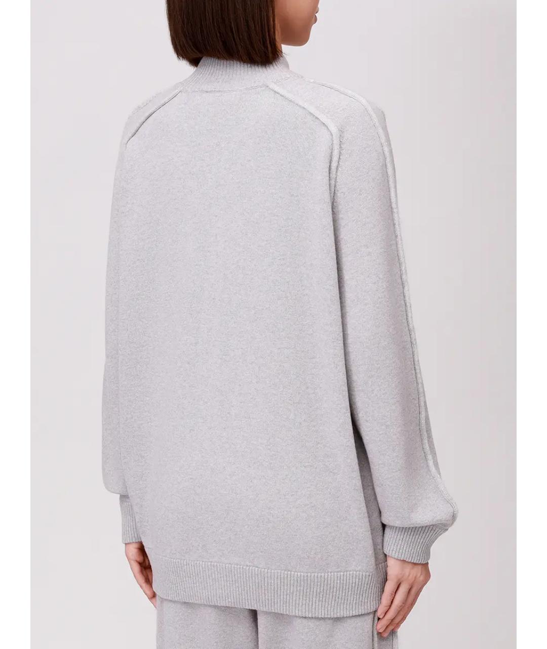 PANICALE Серый шерстяной костюм с брюками, фото 3