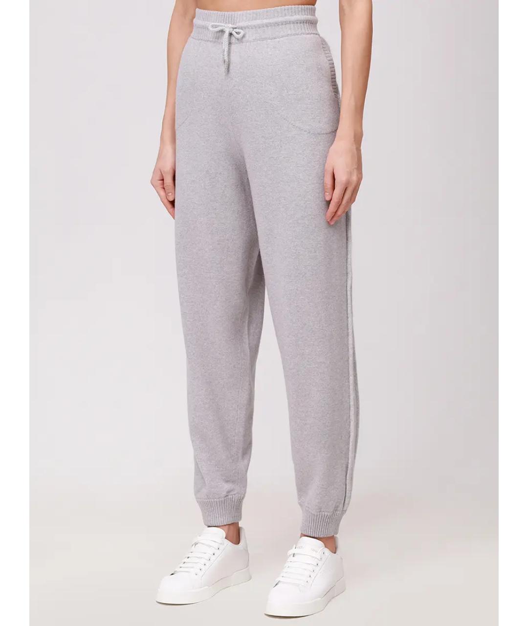 PANICALE Серый шерстяной костюм с брюками, фото 7