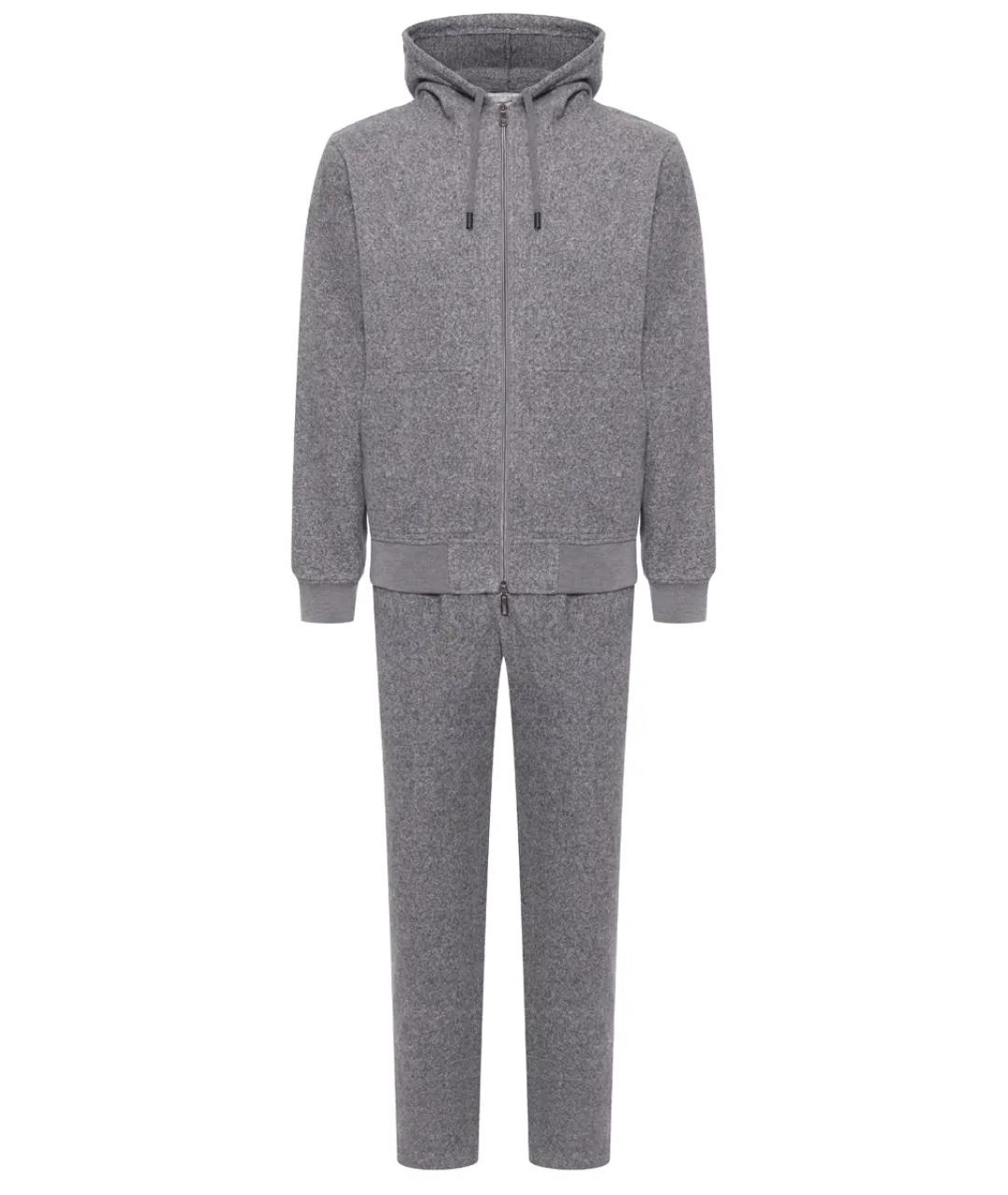 CAPOBIANCO Серый повседневный костюм, фото 1