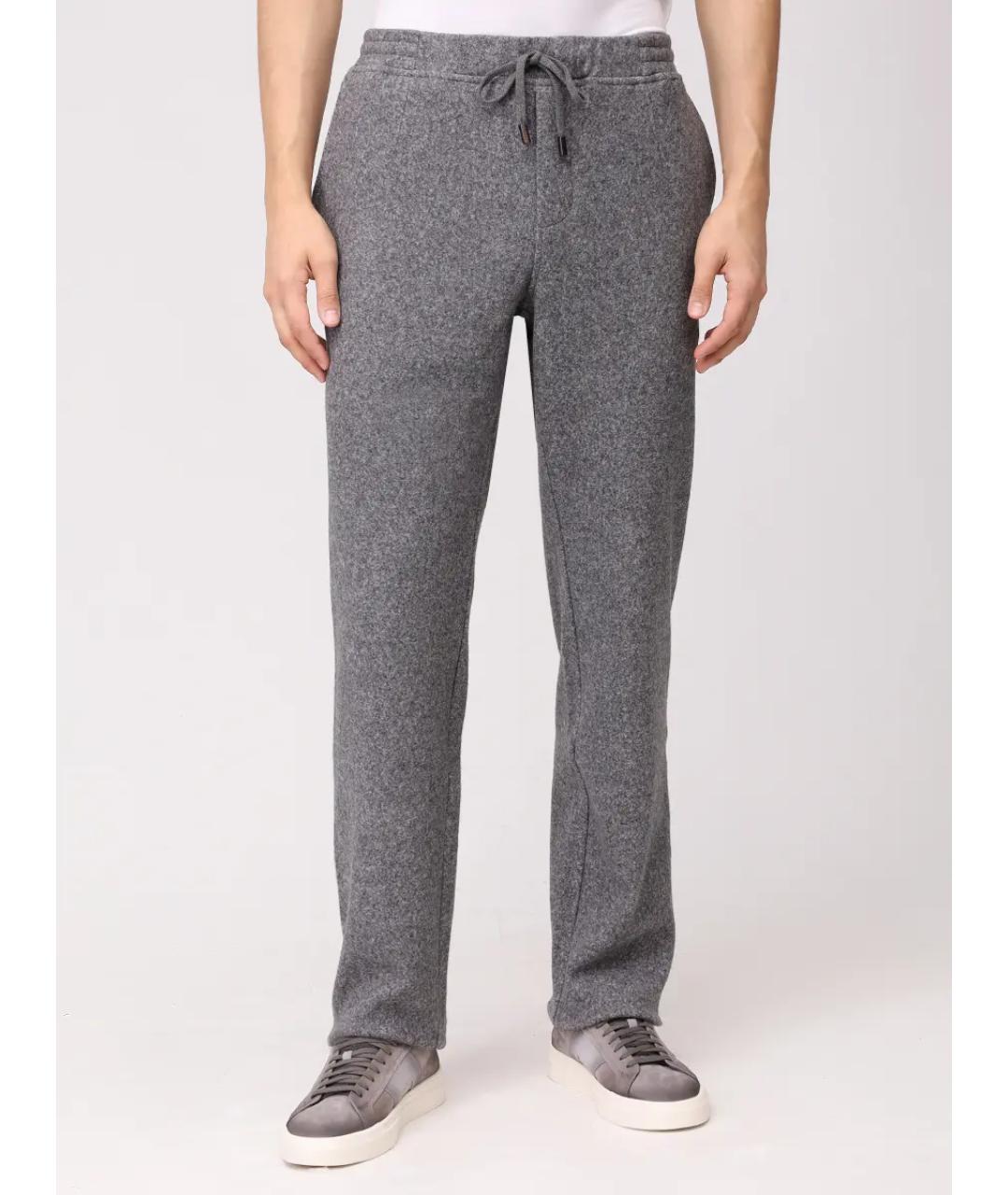 CAPOBIANCO Серый повседневный костюм, фото 8