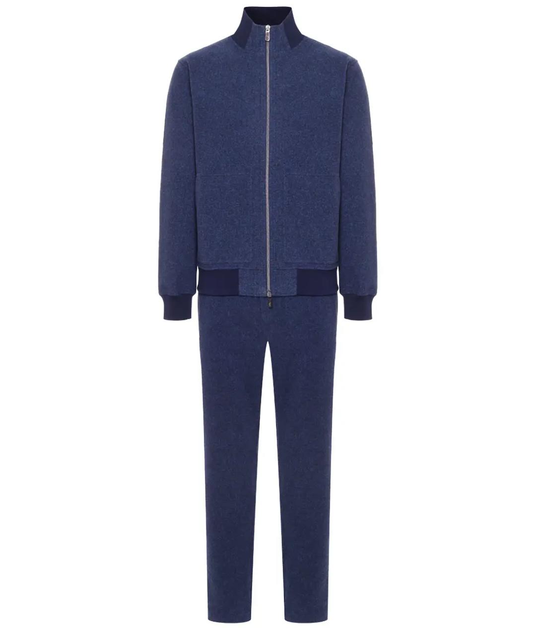 CAPOBIANCO Синий повседневный костюм, фото 1