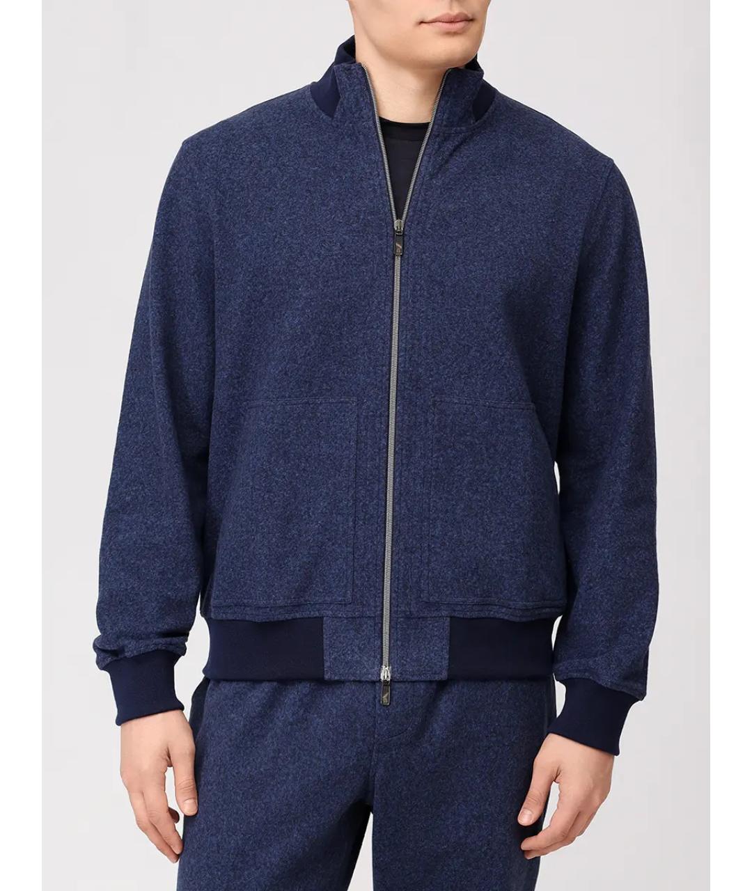 CAPOBIANCO Синий повседневный костюм, фото 4