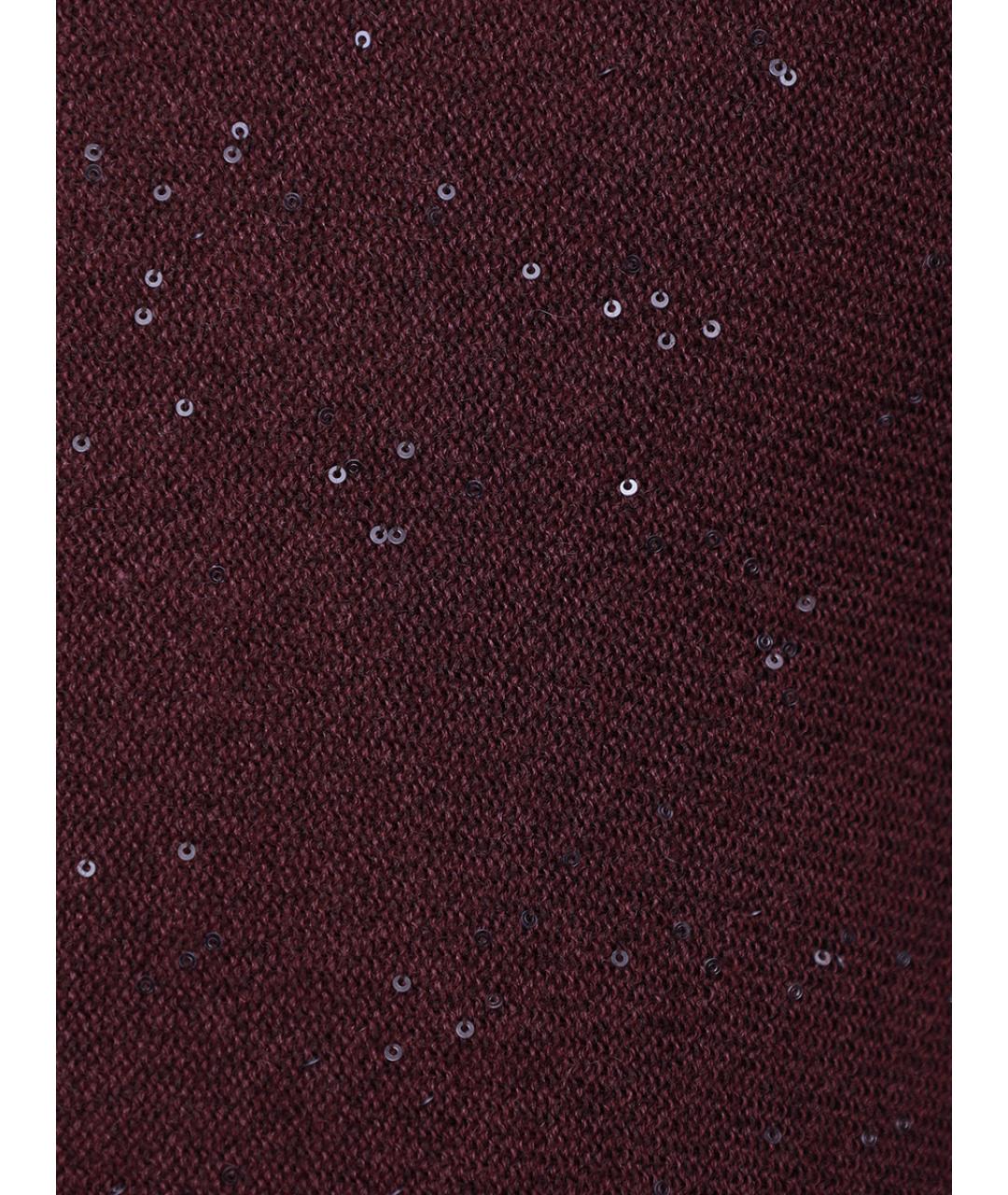 PANICALE Бордовый шерстяной костюм с брюками, фото 7