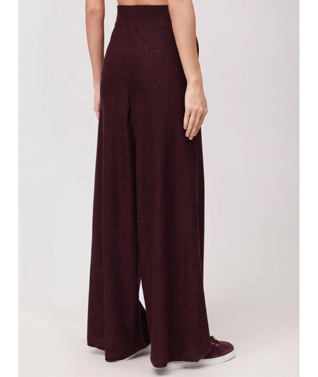 PANICALE Бордовый шерстяной костюм с брюками, фото 5