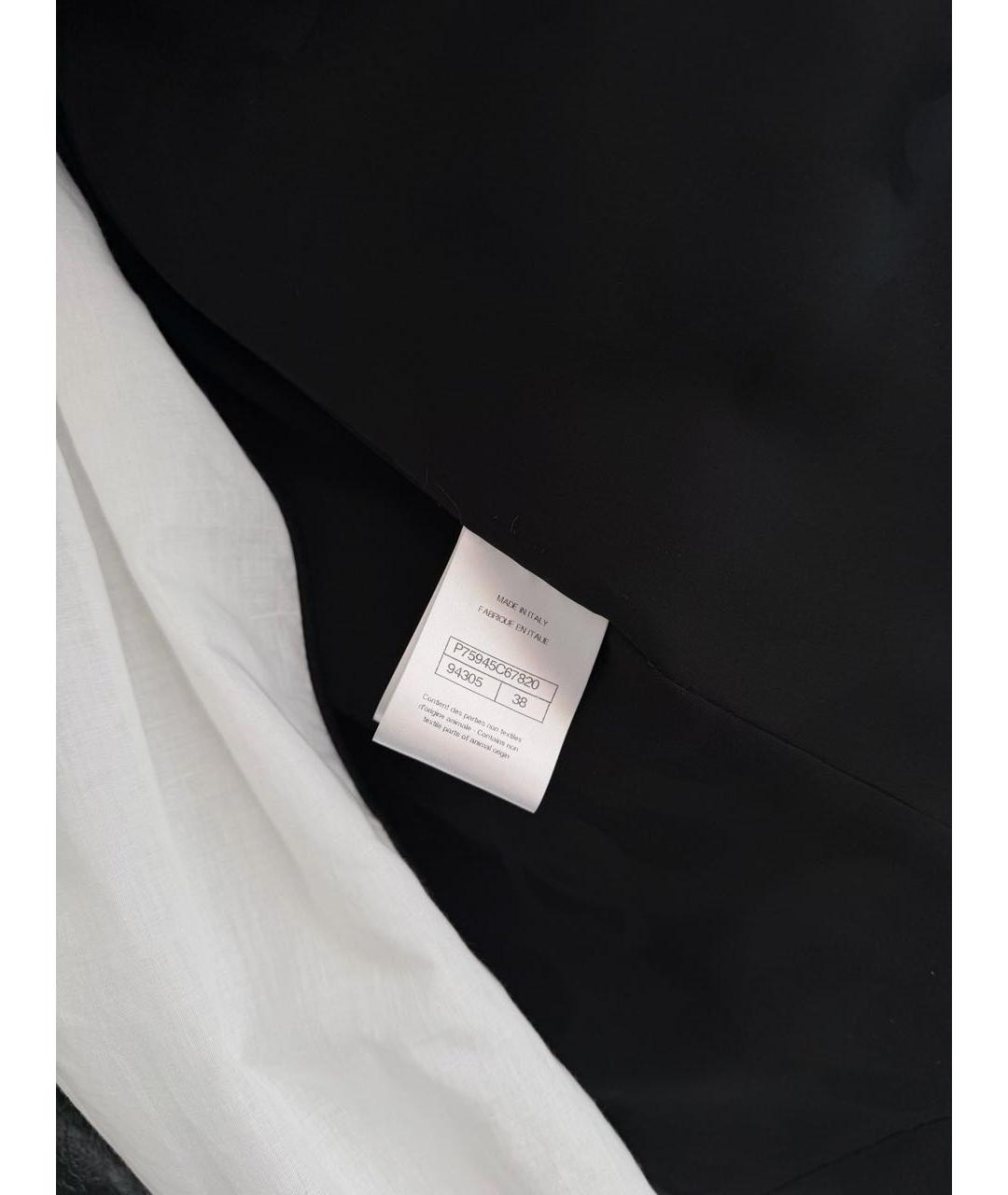 CHANEL Черный кожаный тренч/плащ, фото 6