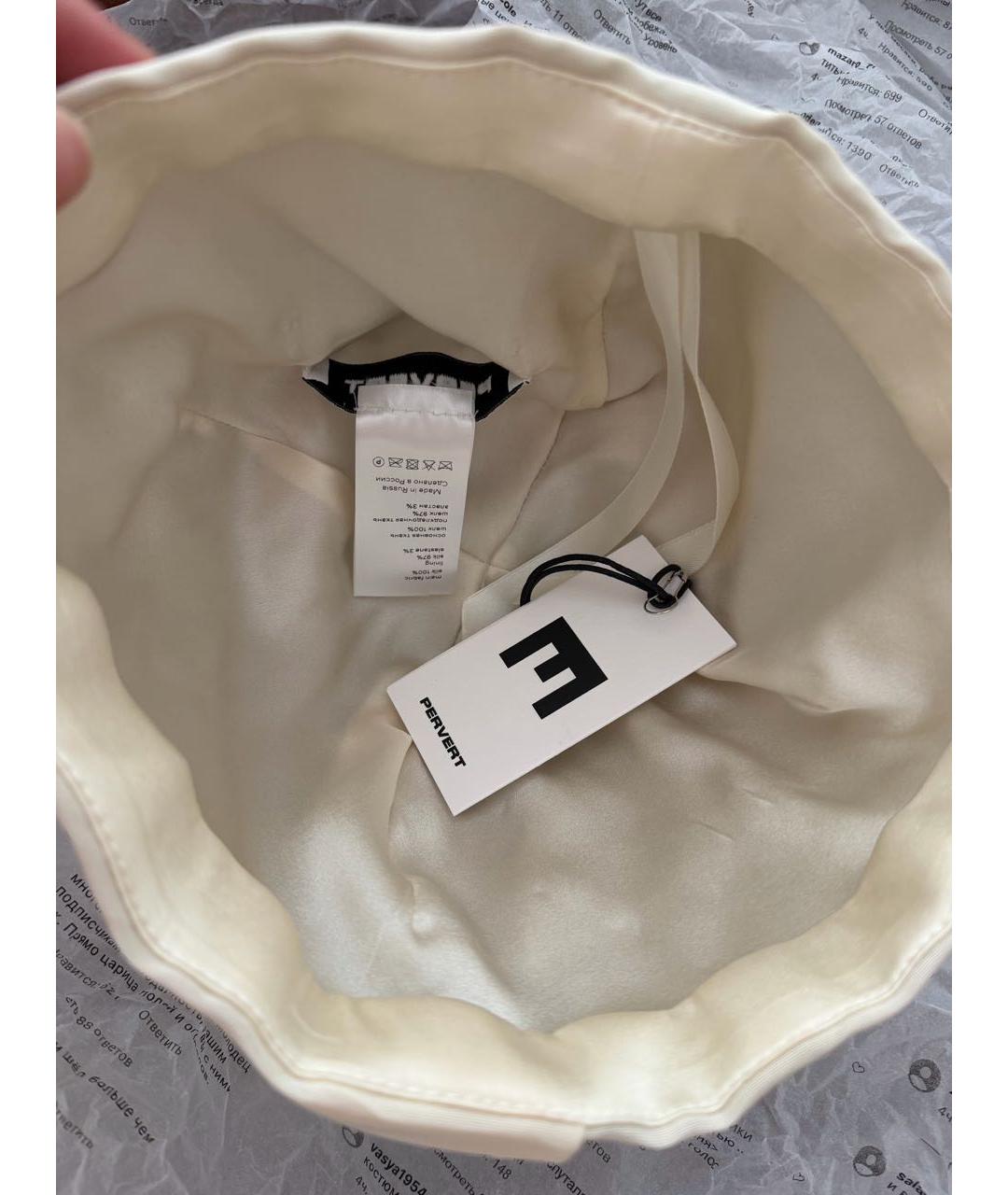 PERVERT Бежевая шляпа, фото 4