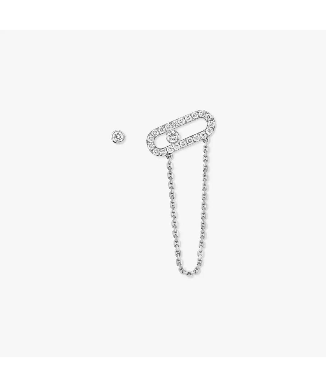 MESSIKA Серебряные серьги из белого золота, фото 8