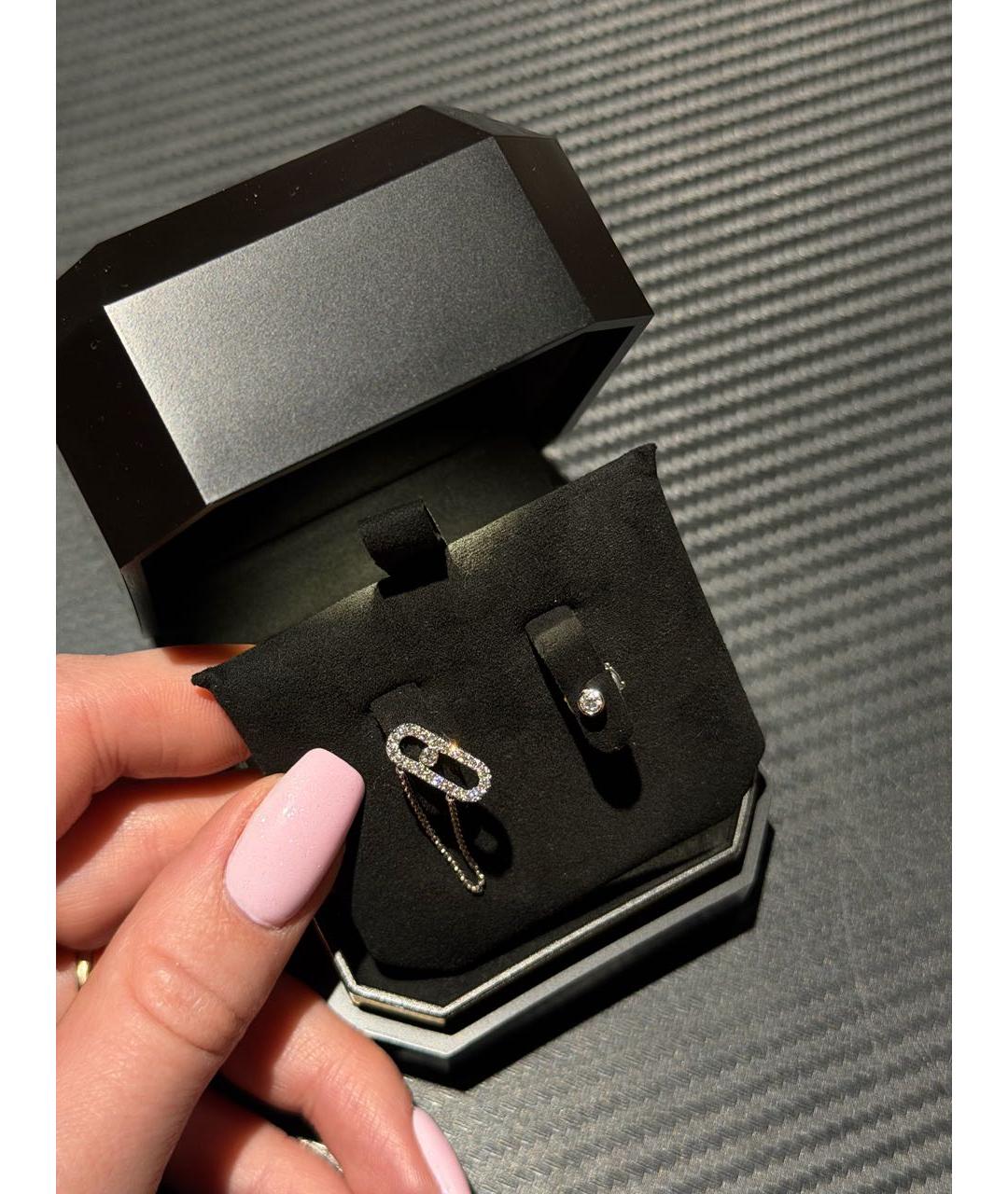 MESSIKA Серебряные серьги из белого золота, фото 6