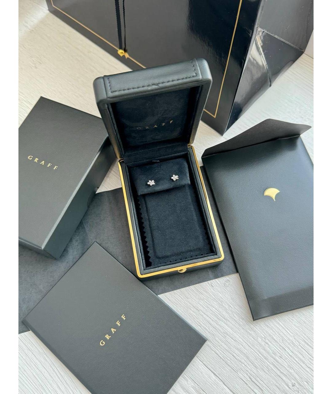 GRAFF Серебряные серьги из белого золота, фото 4