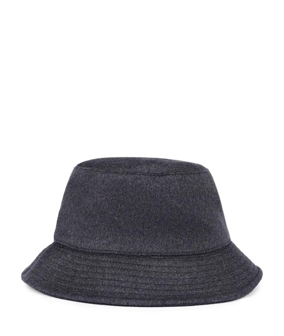 JACQUEMUS Серая шерстяная панама, фото 2