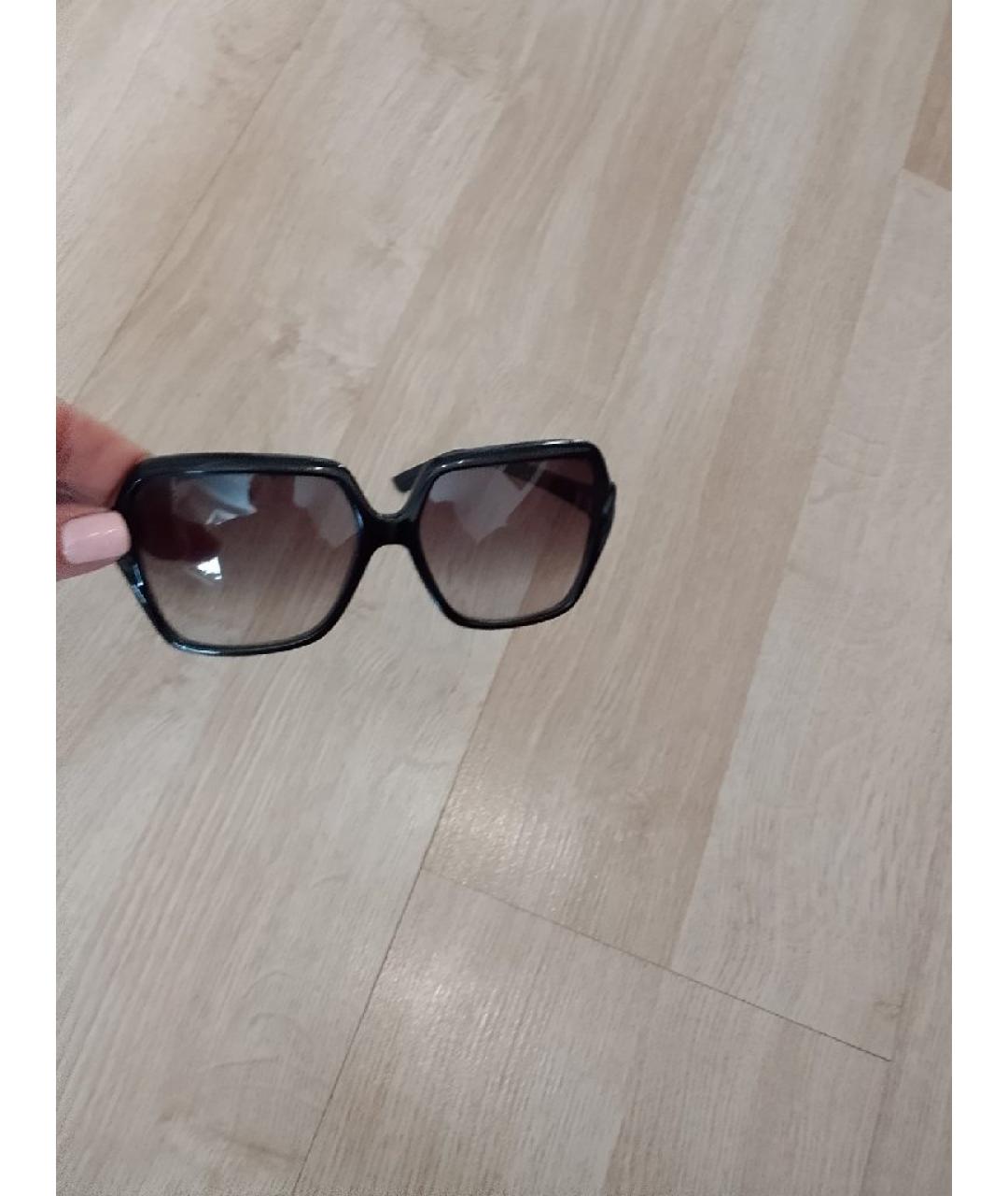 FURLA Черные пластиковые солнцезащитные очки, фото 3