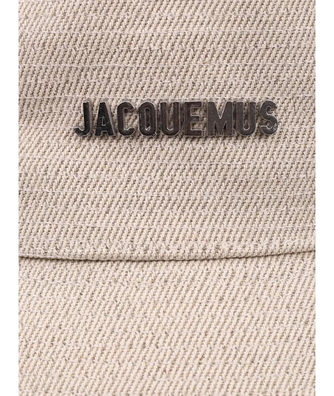 JACQUEMUS Бежевая панама, фото 3