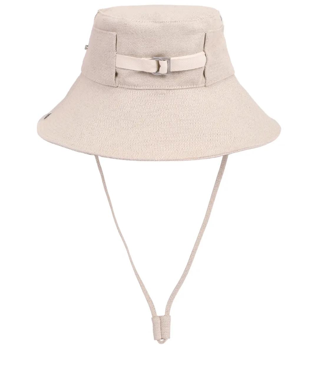 JACQUEMUS Бежевая панама, фото 2