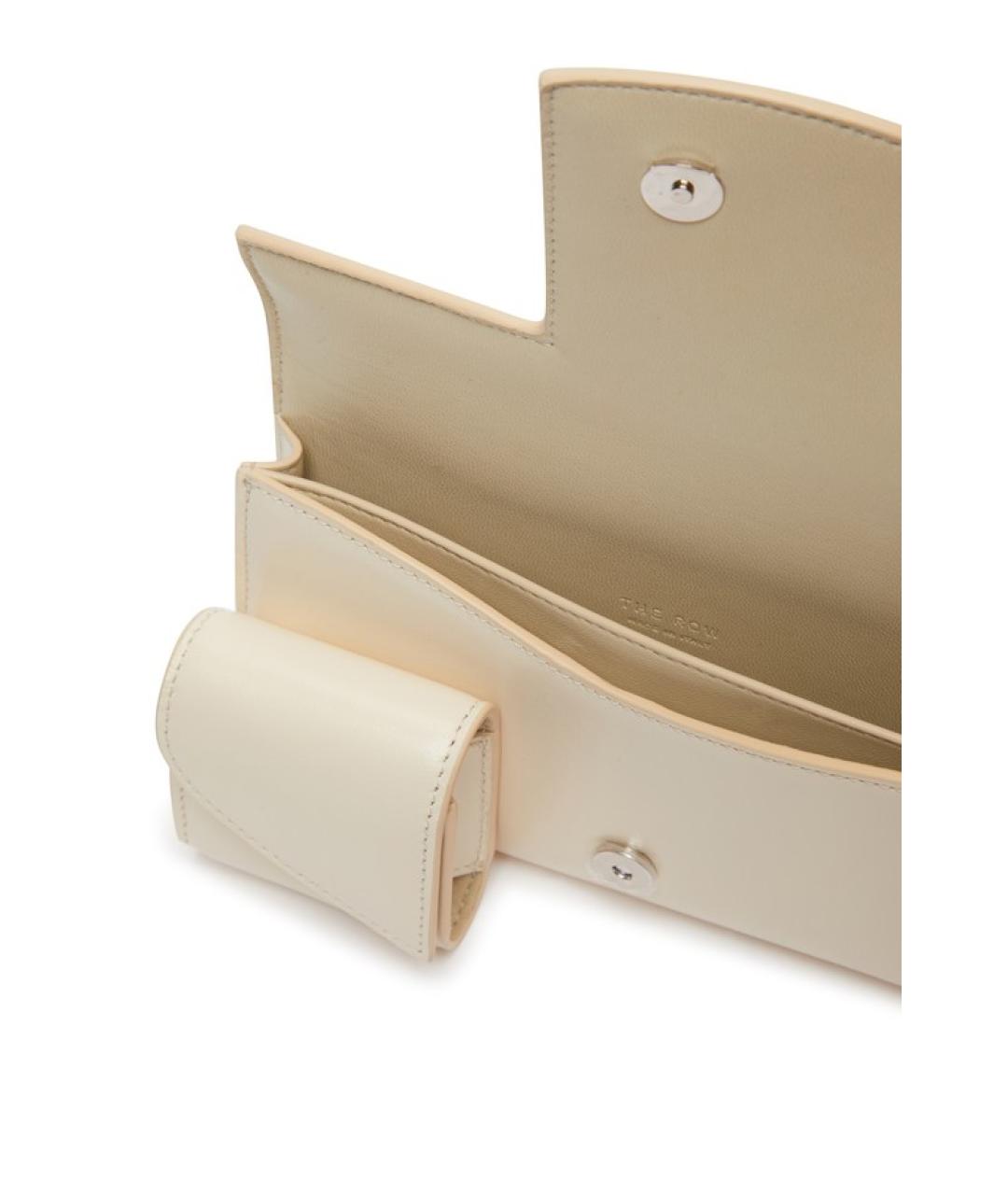 THE ROW Бежевая кожаная поясная сумка, фото 5
