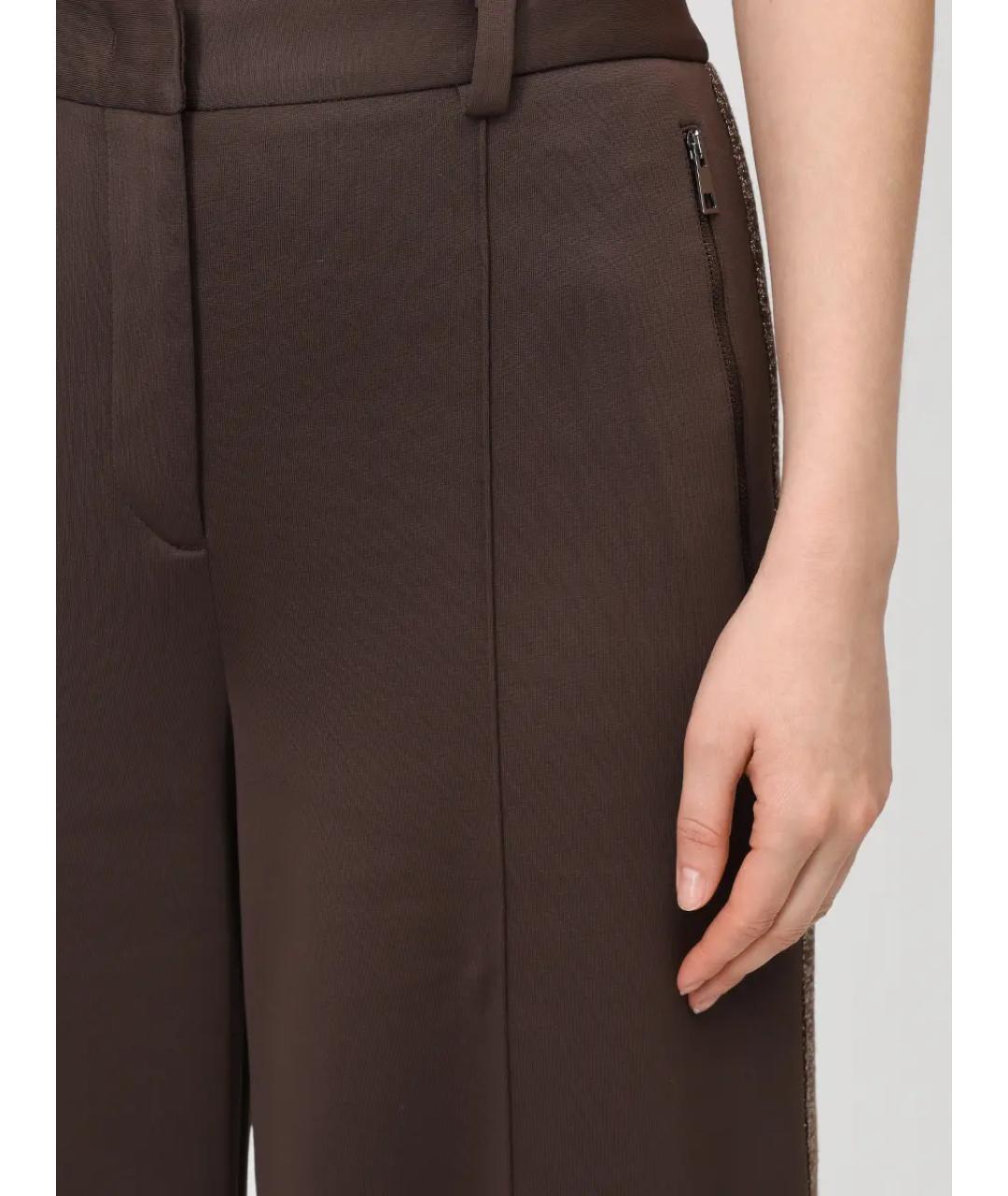 LORENA ANTONIAZZI Коричневый хлопковый костюм с брюками, фото 8