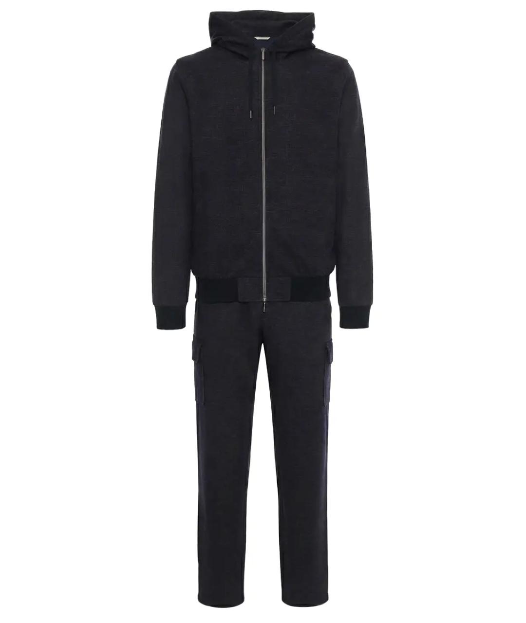 CAPOBIANCO Серый повседневный костюм, фото 1