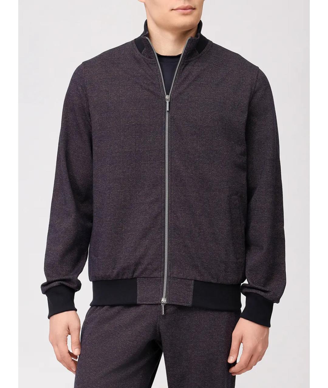 CAPOBIANCO Коричневый повседневный костюм, фото 4