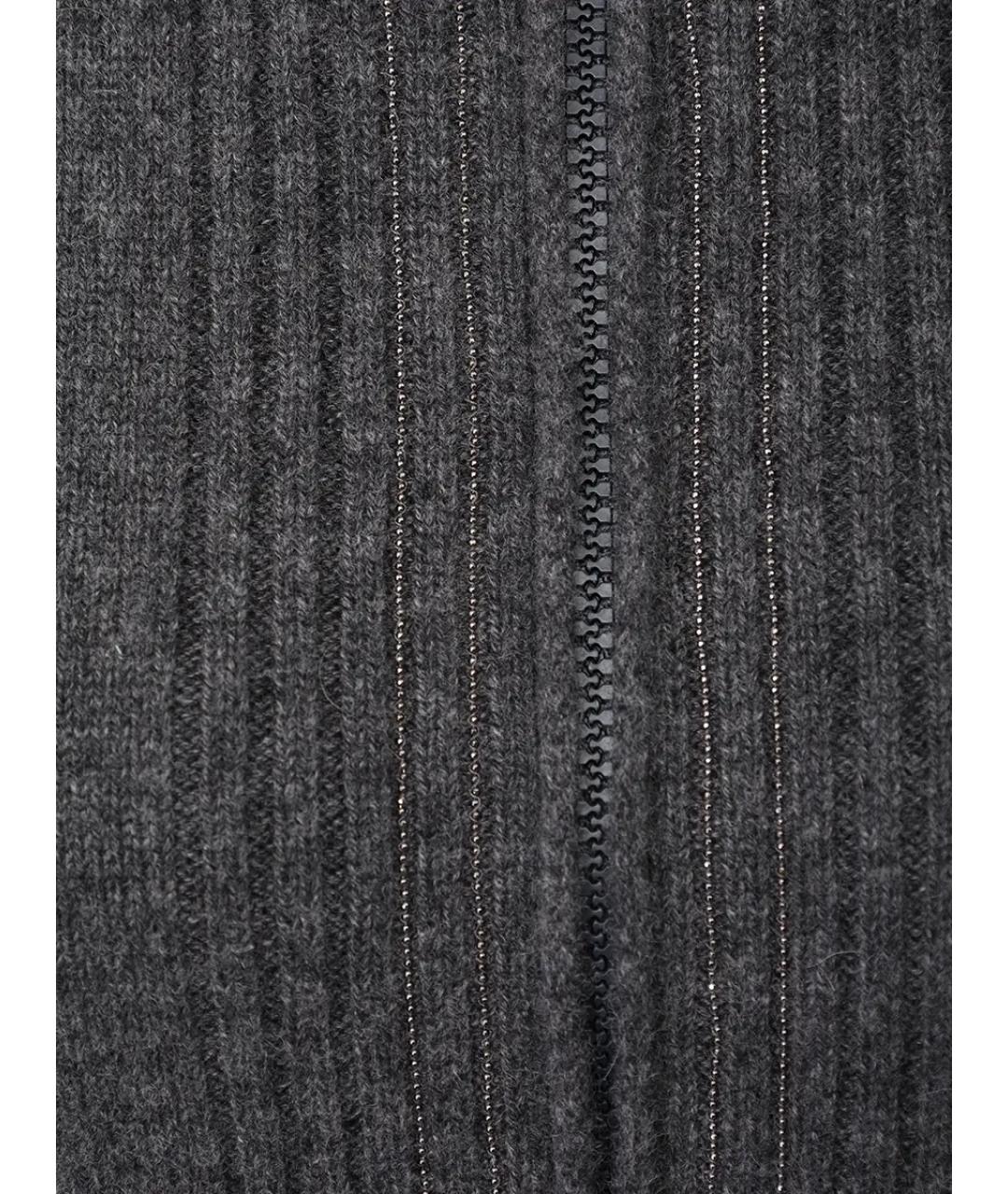 PANICALE Серый кашемировый костюм с брюками, фото 5