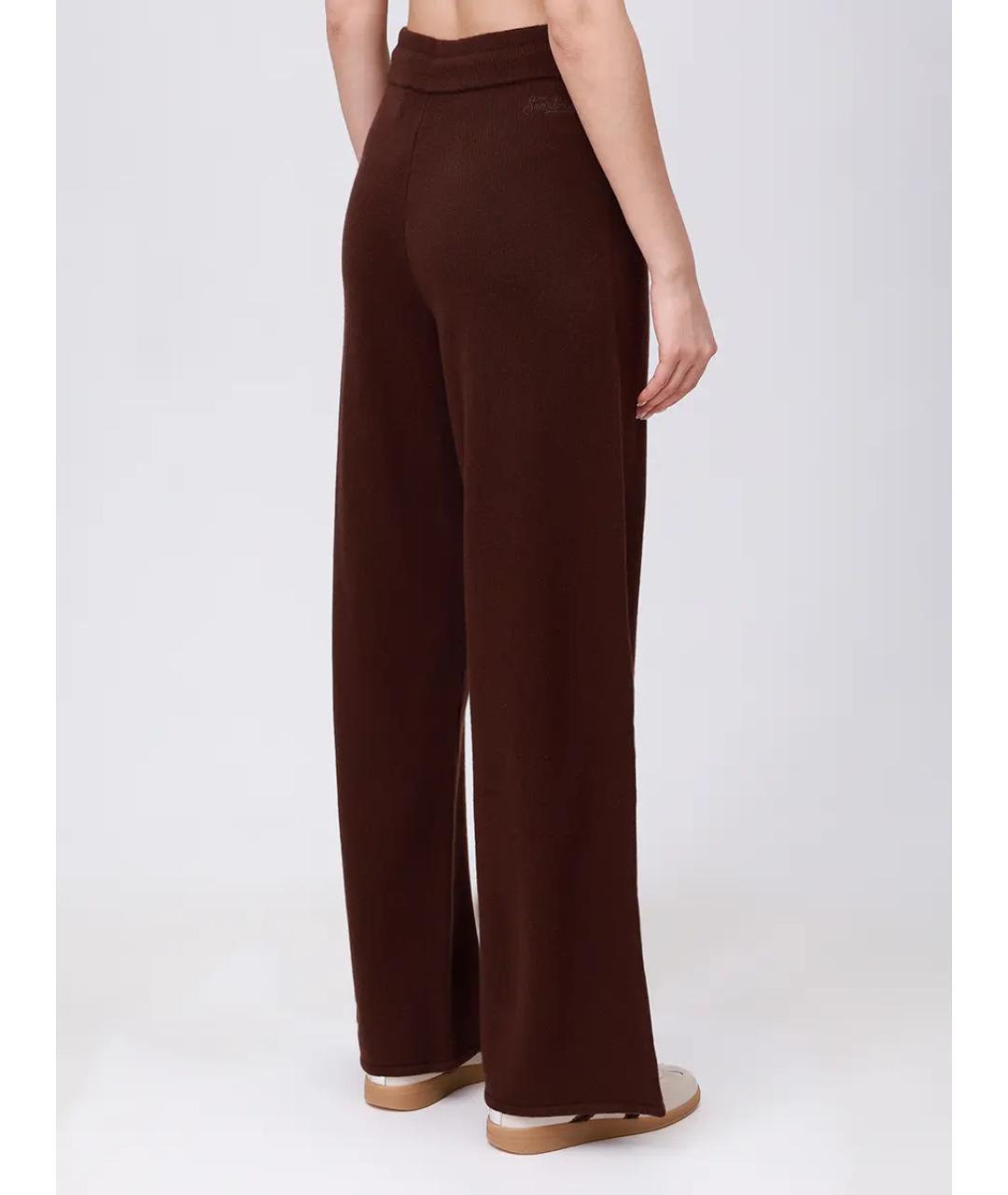 MC2 SAINT BARTH Коричневый шерстяной костюм с брюками, фото 7