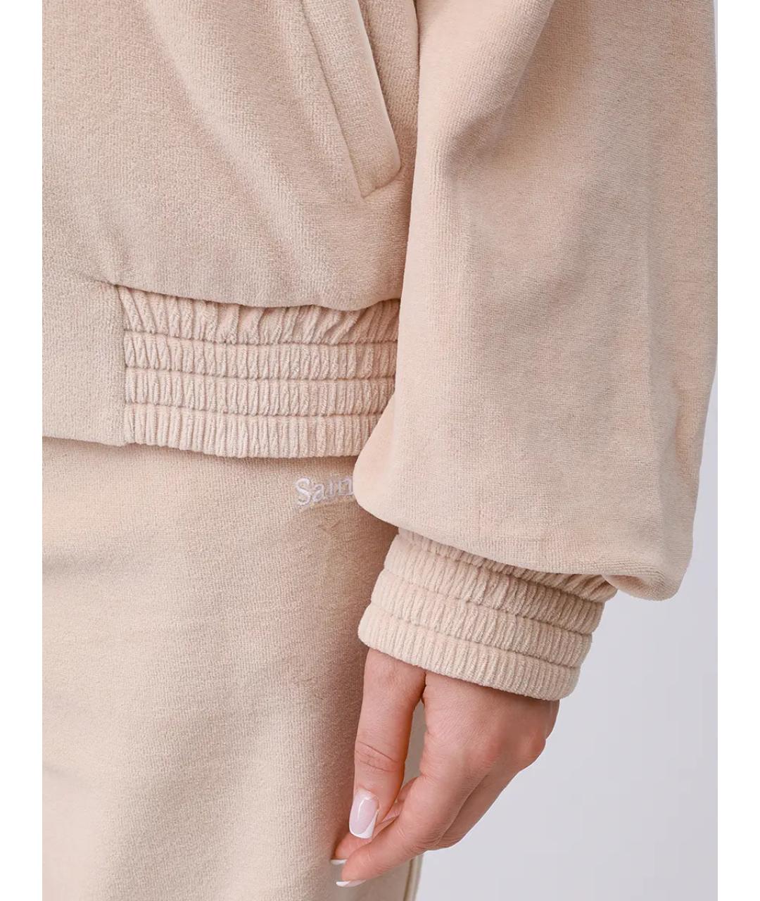 MC2 SAINT BARTH Бежевый хлопковый костюм с брюками, фото 5