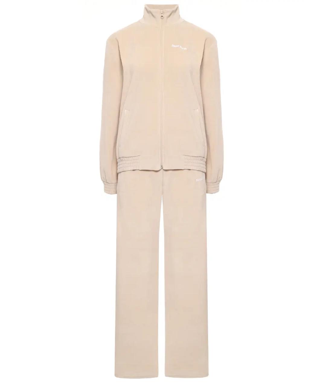MC2 SAINT BARTH Бежевый хлопковый костюм с брюками, фото 1