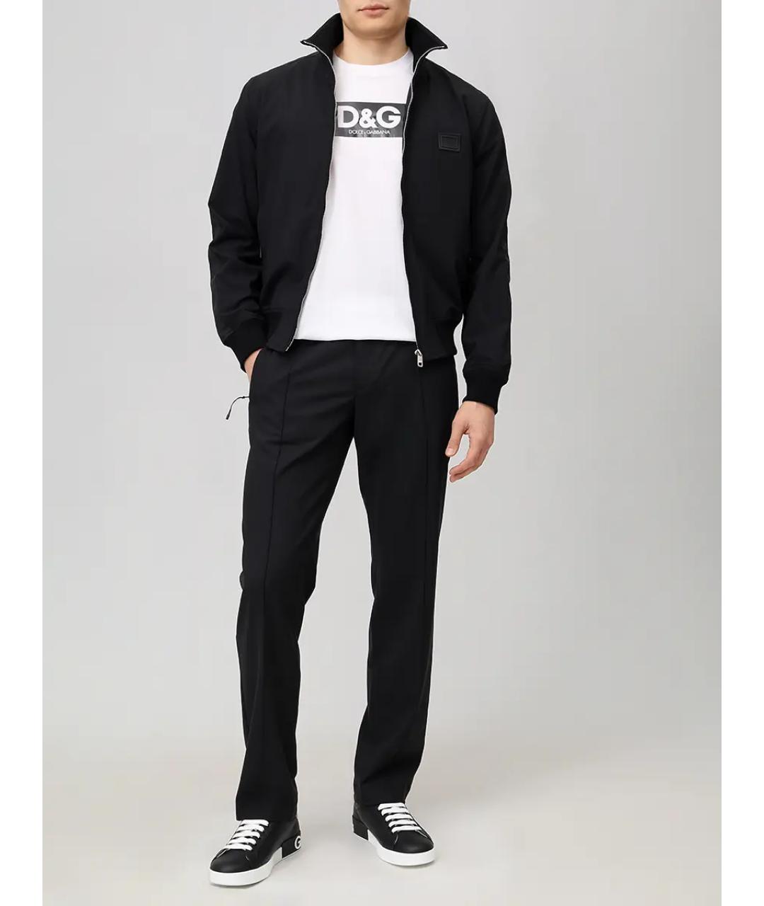 DOLCE&GABBANA Черный повседневный костюм, фото 2
