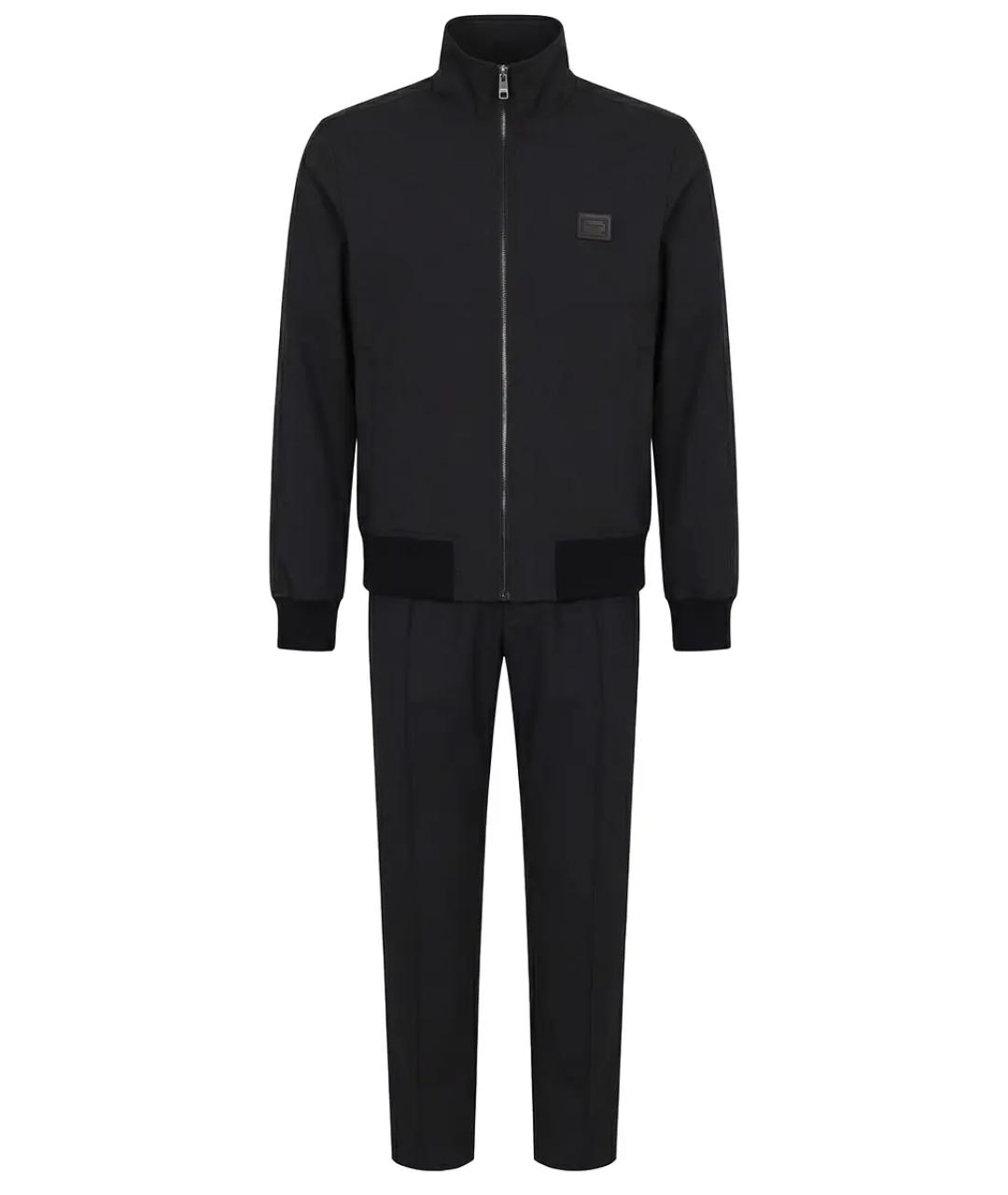 DOLCE&GABBANA Черный повседневный костюм, фото 1