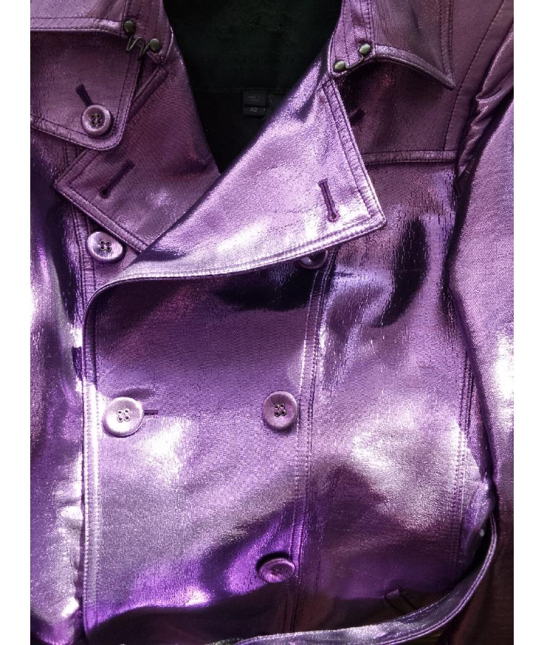 BURBERRY Фиолетовый тренч/плащ, фото 2