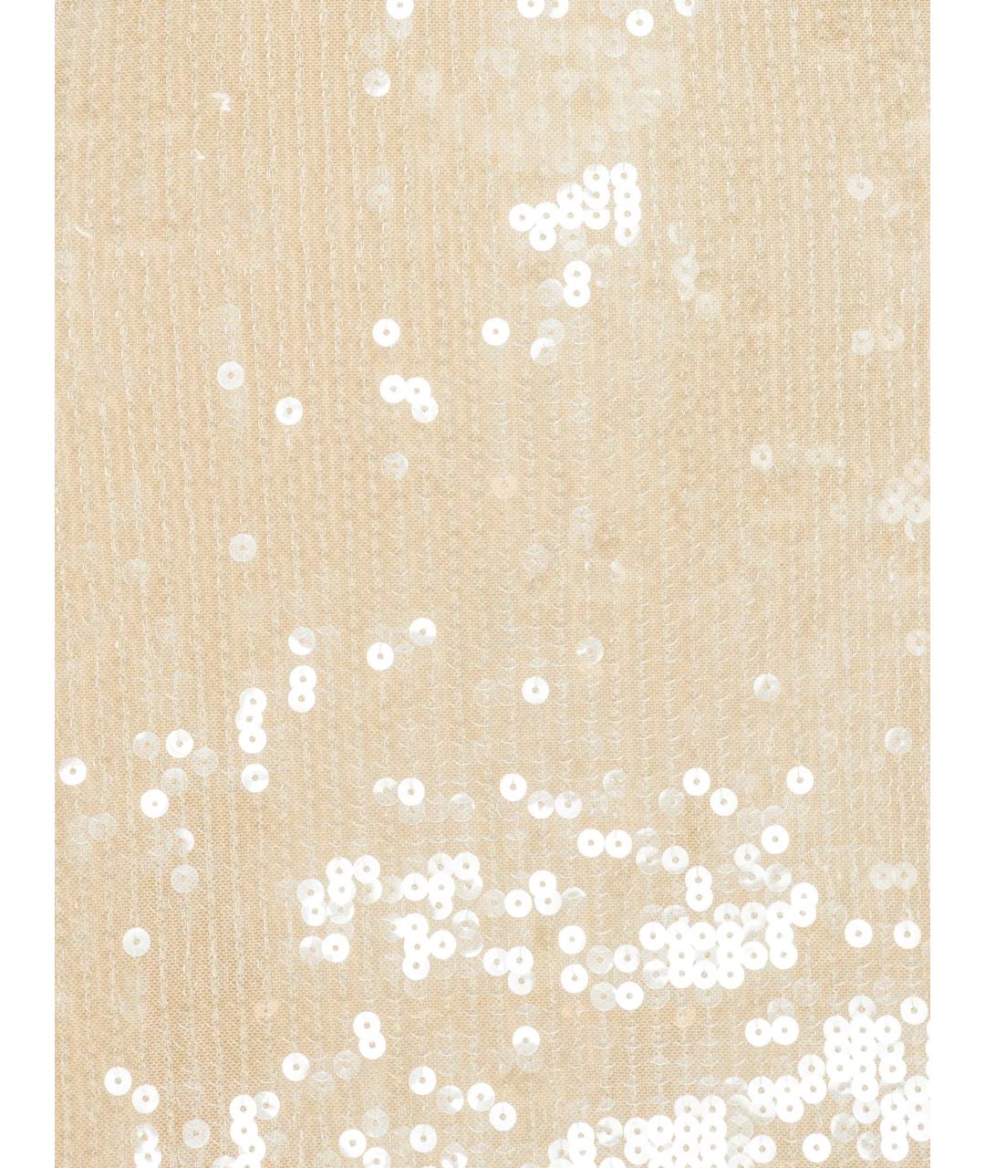 ROTATE Бежевое полиэстеровое коктейльное платье, фото 2