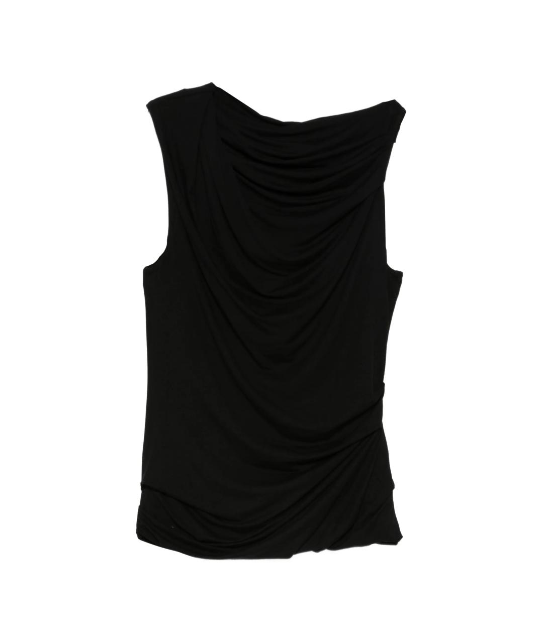 entire studios Черная вискозная майка, фото 1