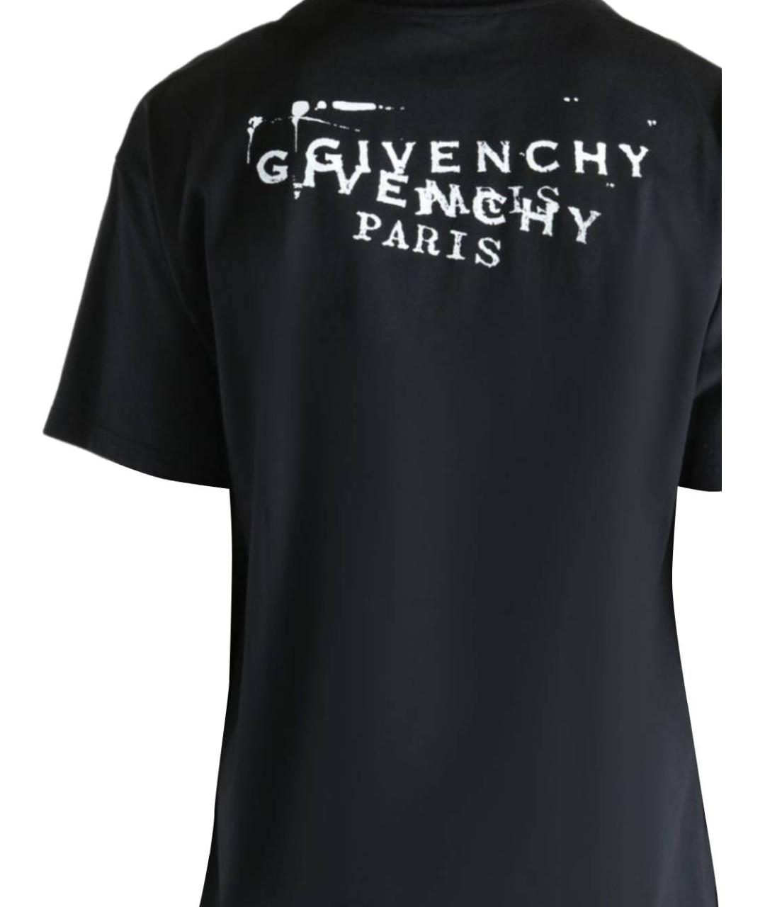 GIVENCHY Черная хлопковая футболка, фото 3