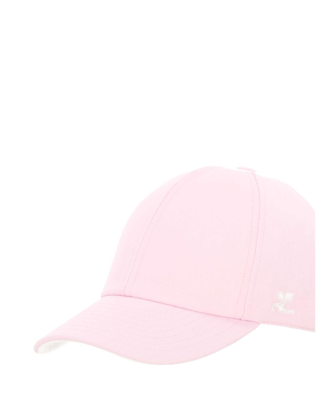 COURREGES Розовая хлопковая кепка, фото 2