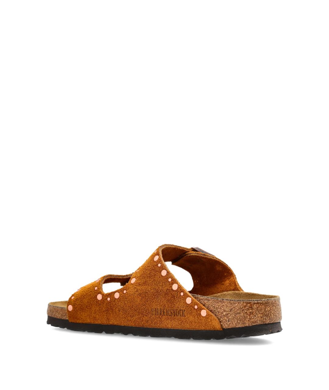 BIRKENSTOCK Коричневые замшевые сандалии, фото 3