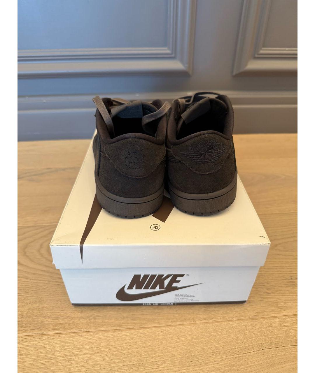 JORDAN Коричневые замшевые кеды, фото 4